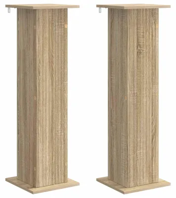 Obrázek produktu pro vidaXL Stojan na květiny, 2 ks, dub Sonoma, 30,5 x 30 x 100,5 cm
