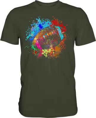 Produktbild von Bunter American Football T-Shirt – Urban Khaki / M