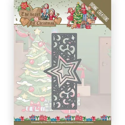 Produktbild von Stanzschablone - Yvonne Creations - The Heart of Christmas - Funkelnde Sternen Borde