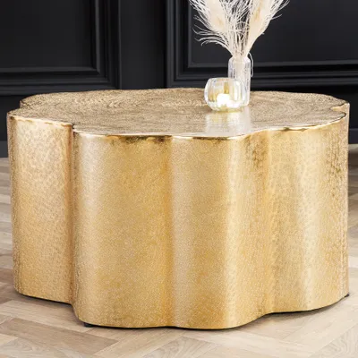Produktbild von Couchtisch ORGANIC ORIENT 75cm gold