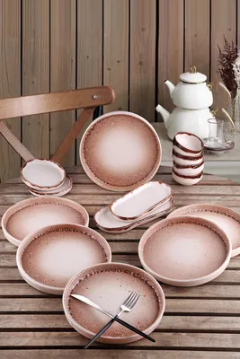 Produktbild von Hermia Concept, MCH09996, Frühstücksteller, Hellbraun, Keramik, 19 x 19 cm
