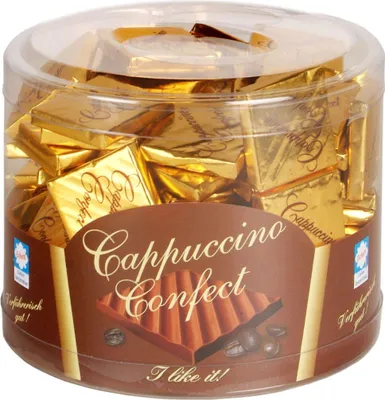 Produktbild von Eichetti Cappuccino Confect einzelne Konfekt Täfelchen Cappuccino 500g