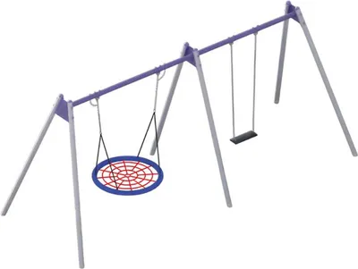 Image de Balançoire enfant Balançoire nid double Balançoire géante Balançoire