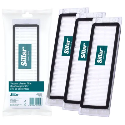 Produktbild von Sillar 3x Filterkartuschen für Reinigungsroboter - Ersatz für Originalfilter SDLW04RR / 8.02.0058 / 6970995780123