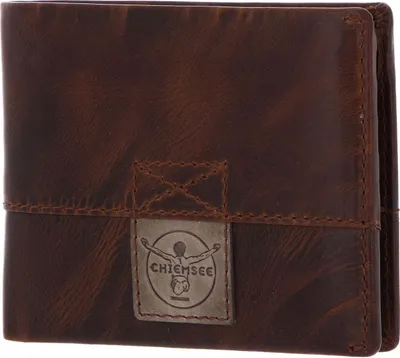 Image de CHIEMSEE Cuir porte-monnaie Kuba Leather Wallet Brown brun