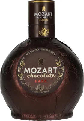 Produktbild von Mozart Black Chocolate Cream Likör 17% 0,5L