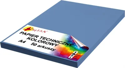 Immagine prodotto di Carta tecnica A4 240g blu scuro 50 fogli