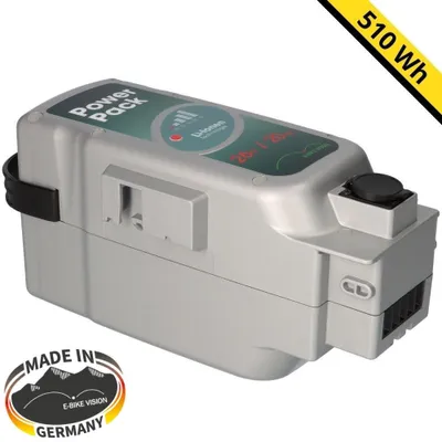 Produktbild von E-Bike Vision Ersatzakku Power Pack 26V 20Ah Derby Cycle Panasonic Flyer Kalkhof Akku
