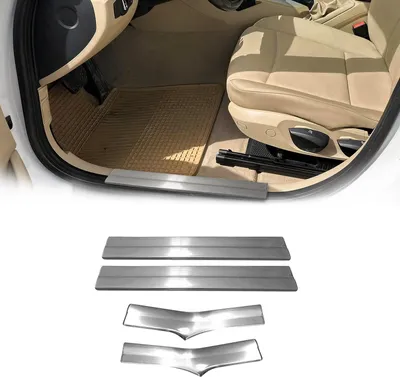 Immagine prodotto di Protezione porte interne per BMW X1 E84 2012-2025 in acciaio inox cromato 4 pz