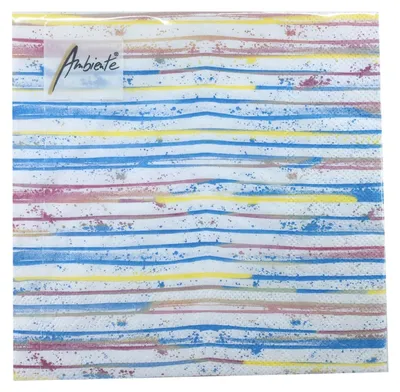 Papierservietten 33x33 cm, 3-lagig, 20 Stück, Blau