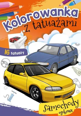 Obrázek produktu pro SKRZYAT omalovánky s tetováním. Auto 72037