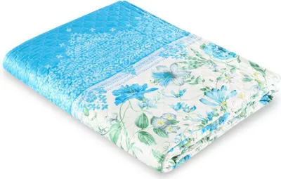 Produktbild von Bassetti Baumwoll-Tagesdecke CASABLANCA Farbe C1 CELESTE Größe 180x255