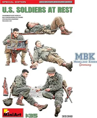 Produktbild von MINIART MA35318 U.S. Soldiers at Rest. Special Edition