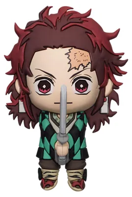 Imagen del producto de Imán de "Demon Slayer" con el monograma de Tanjiro. Talla única