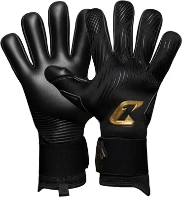 Produktbild von CATCH & KEEP Invictus Torwarthandschuhe | Profi Fußballhandschuhe für Erwachsene (Größe 7-11) | 4mm Viper Grip für Halt bei Regen & Nässe | Negativschnitt, elastische Bandage
