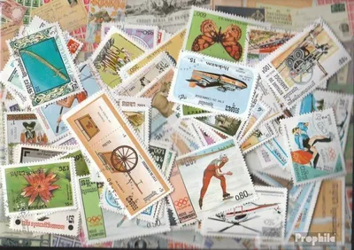 Produktbild von Briefmarken Kambodscha 200 verschiedene Marken