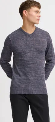 Produktbild von BLEND BHDansel Herren Strickpullover Feinstrick Pullover mit V-Ausschnitt Rippbündchen Baumwollmischung Regular fit