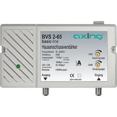 Obrázok produktu pre Axing BVS 2-65 Domový zosilňovač 25dB spätný kanál
