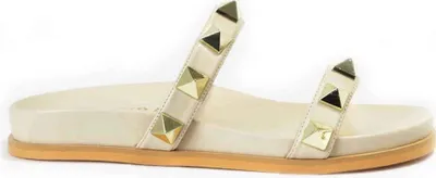 Immagine prodotto di BADURA Infradito decorativo in pelle bianca da donna 37