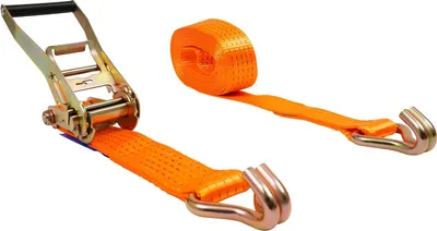 Produktbild von Spanngurte mit Ratsche Ladungssicherung - 10er Set Zurrgurte - 5 cm x 8 m - 5 t Bruchlast - Polyester mit Stahlratsche - Orange