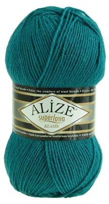 Strickgarn ALIZE SUPERLANA KLASIK petrol