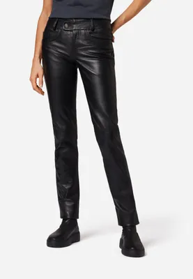 Immagine prodotto di Pantaloni in pelle da donna Triston di Ricano - Nero / M
