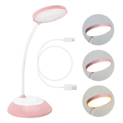 Produktbild von LED-Schreibtischlampe 5W rosa, kabellos, dimmbar