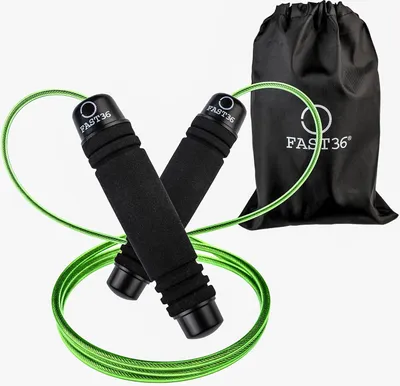Produktbild von Professionelles Springseil, Verstellbar, Schaumstoffgriffe, Kugellager, Für Fitness