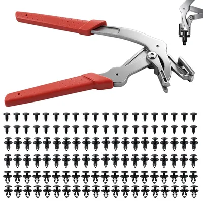 Produktbild von Bevestigingsclips Set, 120 Kunststoffnieten in 3 Größen, mit Clip-Entferner, für Auto-Reparaturen