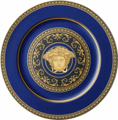 Produktbild von Rosenthal Versace Ikarus Medusa blau Platzteller 30 cm