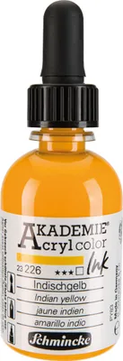 Produktbild von Schmincke Akademie Acryl color Ink 50ml Indischgelb 23226024