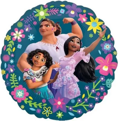 Produktbild von Encanto Aluminiumballon Partydeko bunt 42 cm - Einheitsgröße