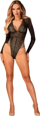 Produktbild von Eleganter Body mit langen Ärmeln