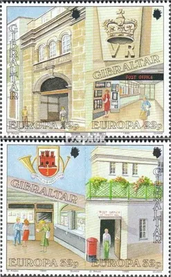 Produktbild von Briefmarken Gibraltar 1990 Mi 590-593 Paare (kompl.Ausg.) postfrisch Post