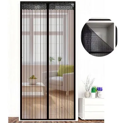 Produktbild von Fliegengitter Türen Magnet Magnetvorhang Mückenschutz Insektenschutz 100x220cm