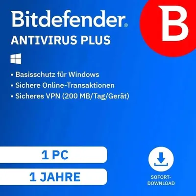 Image de BITDEFENDER AntiVirus Plus 1Dev.ESD 1 an, 1 appareil