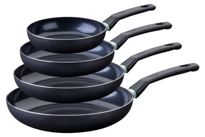 Image de Set de 4 poêles antiadhésives céramique 20, 24, 28 et 30 cm Fackelmann Brandao