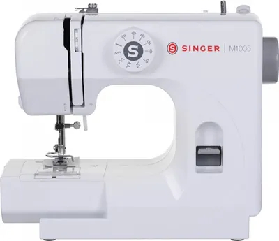 Zdjęcie produktu dla Singer | Maszyna do szycia | M1005 | Liczba ściegów 11 | Liczba dziurek na guziki 1 | Biały