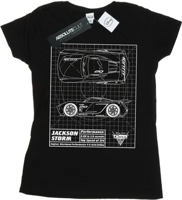Produktbild von Disney - "Cars" T-Shirt für Damen BI13816 (S) (Schwarz)