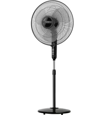 Zdjęcie produktu dla Taurus Bergen 16CR, Wentylator domowy z łopatkami, Czarny, Szary, Podłoga, 51,46 dB, 40 cm, Przyciski