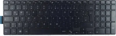 Image de Tradebit - Clavier pour DELL | Français FR QWERTZ | Compatibilité totale | Matériaux de haute qualité | Modèles : Inspiron 15 3000 3541 3542 3558