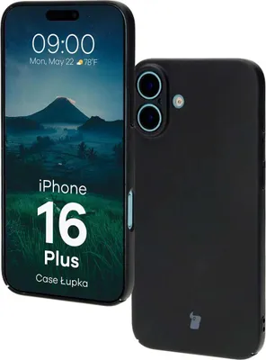 Produktbild von Bizon Case Lupka Apple iPhone 16 Plus schwarz