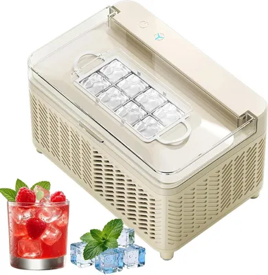 Produktbild von Tragbare Eismaschine Mini Eiswürfelbereiter 12V Eismachbox Auto