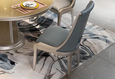 Obrázok produktu pre Luxusná stolička, jedálenská stolička, čalúnené stoličky, kreslo, televízna stolička, stolička z masívneho dreva, kreslo s opierkou