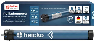 Zdjęcie produktu dla Silnik do rolet, 13 Nm, SW40 mm, bezprzewodowy silnik do rolet