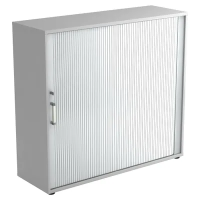 Image de Armoire à volet roulant 1733S CE, 3 compartiments, 120 x 40 x 110 cm (L x P x H)