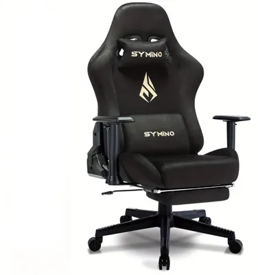 Immagine prodotto di Sedia da ufficio – Sedia da gaming ergonomica con altezza regolabile e braccioli imbottiti