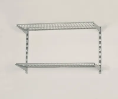 Obrázok produktu pre Klasická súprava políc, 33,2 x 82,8 x 47,3 cm, veľkosť mriežky: 32 mm, nosnosť políc: 20 kg