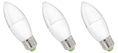 Produktbild von Spectrum E27 LED Kerzenlampe 6W 520lm 3000K Warmweiß 230V 3 Stück