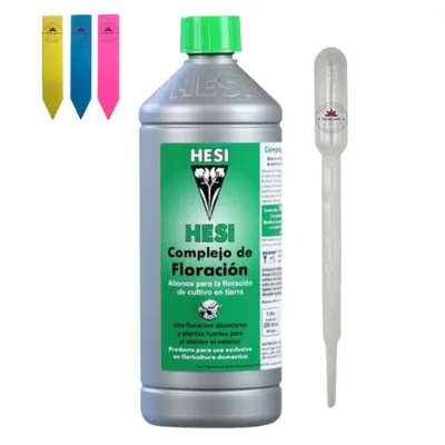 Obrázok produktu pre Hesi Blüh Complex 500 ml vrátane dávkovacej pipety a 3 štítkov na rastliny